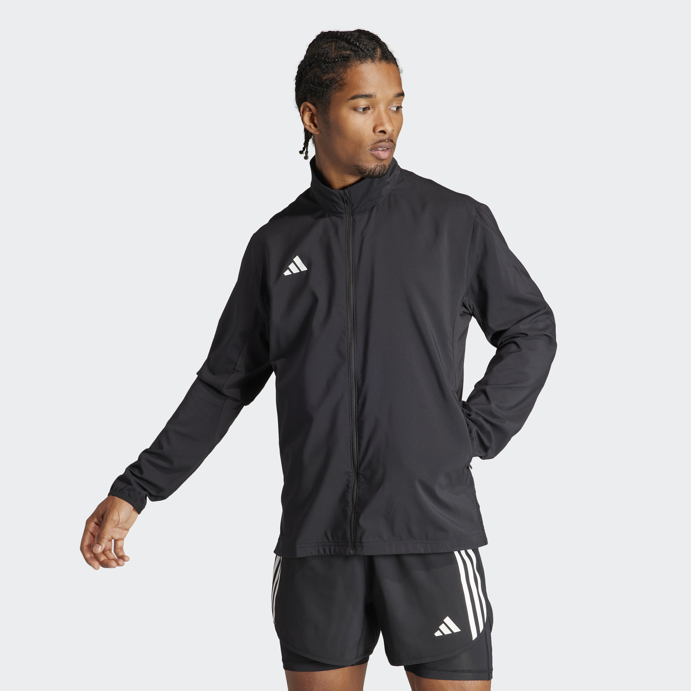 adidas Men Running Jacket Adizero Essentials Jaket Lari Pria [IT7585]