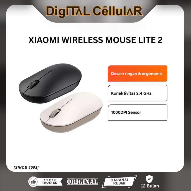 Promo Xiaomi Wireless Mouse Lite 2 | Dual Mode Wireless Mouse 2 ...