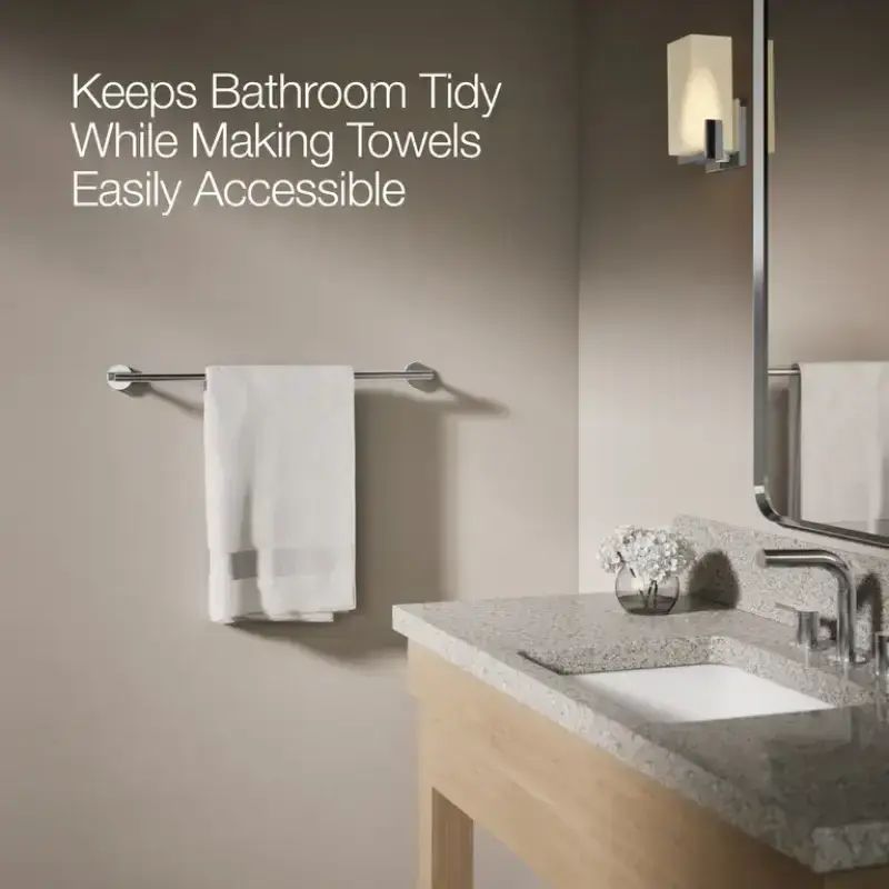 Promo Kohler Elate Gantungan Handuk Towel Bar 24 Polished Chrome K ...