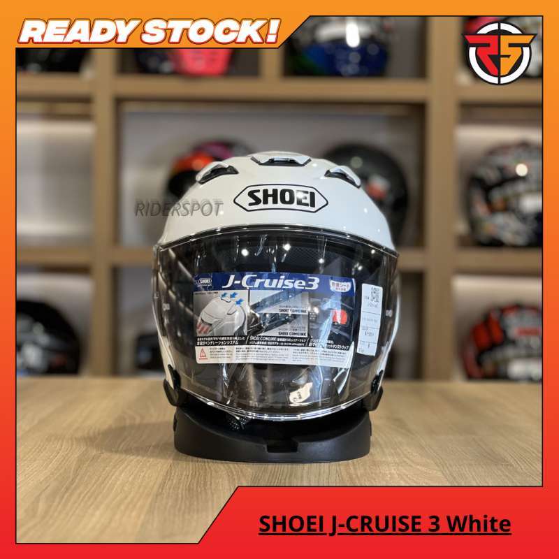 Helm Half Face Shoei J Cruise White Jual Helm Shoei J-Cruise