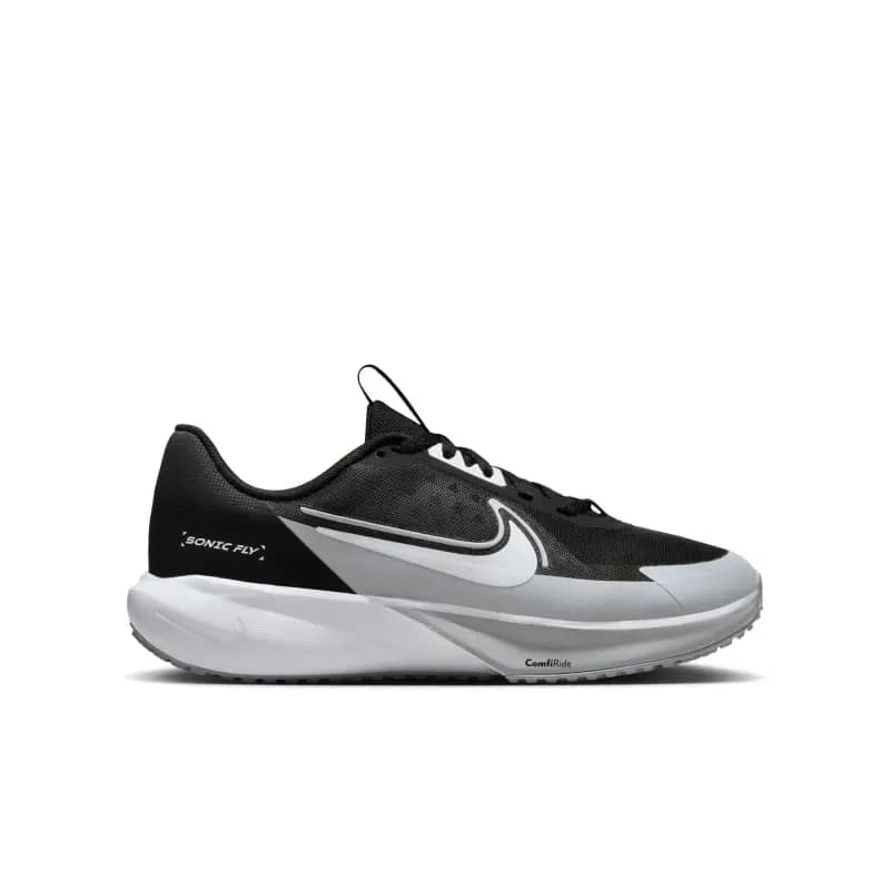 Nike Sonic Fly Big Kids' Running Shoes Black/Grey (FZ0017-001)