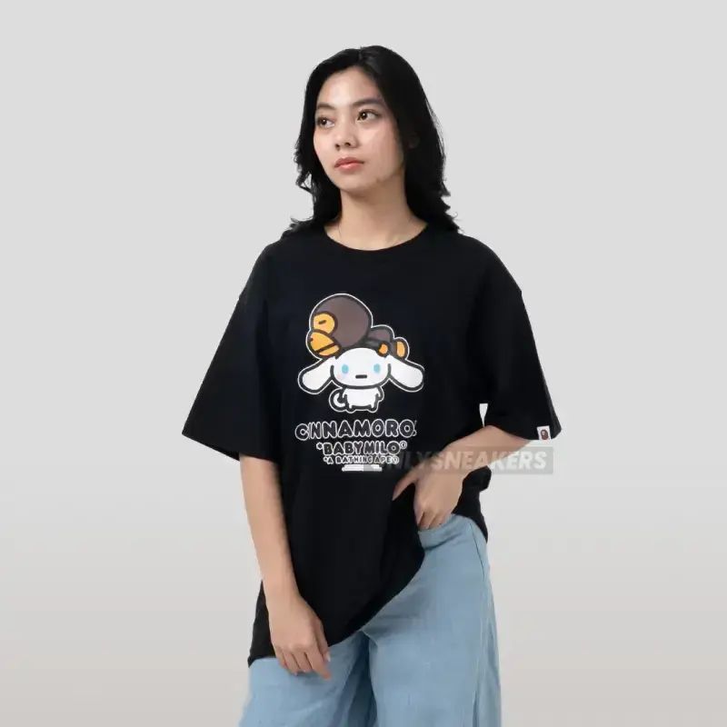 Jual Bape X Cinnamoroll Baby Milo Black Tee Di Seller Onlysneakers