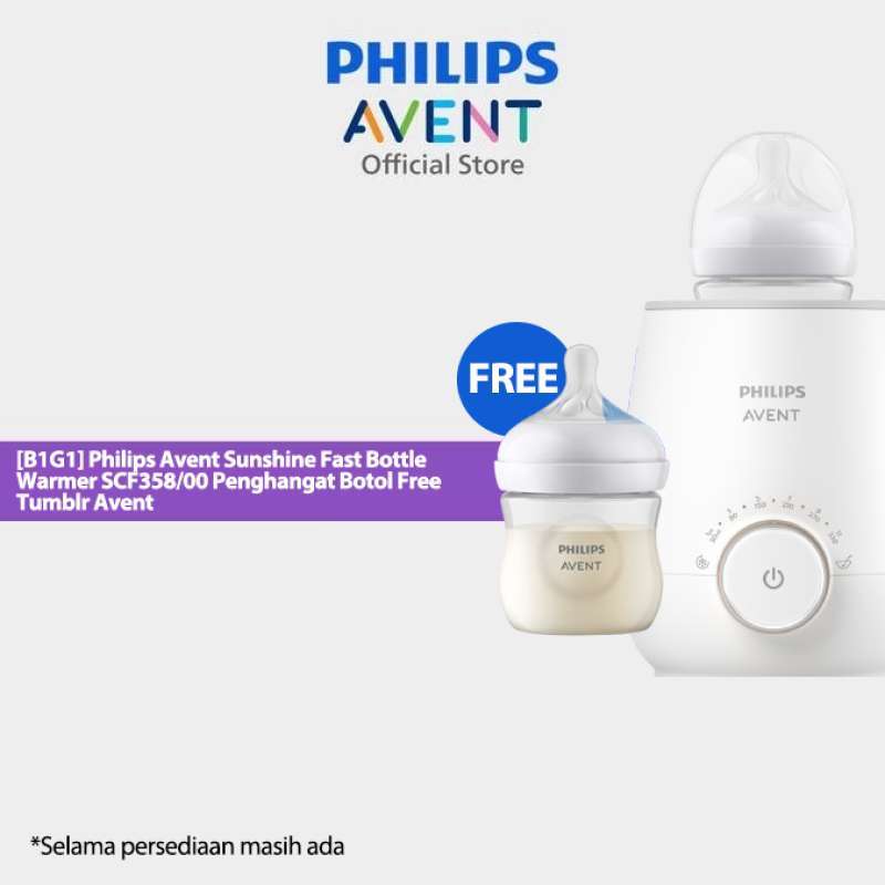 Promo [b1g1] Philips Avent Sunshine Fast Bottle Warmer Scf358/00