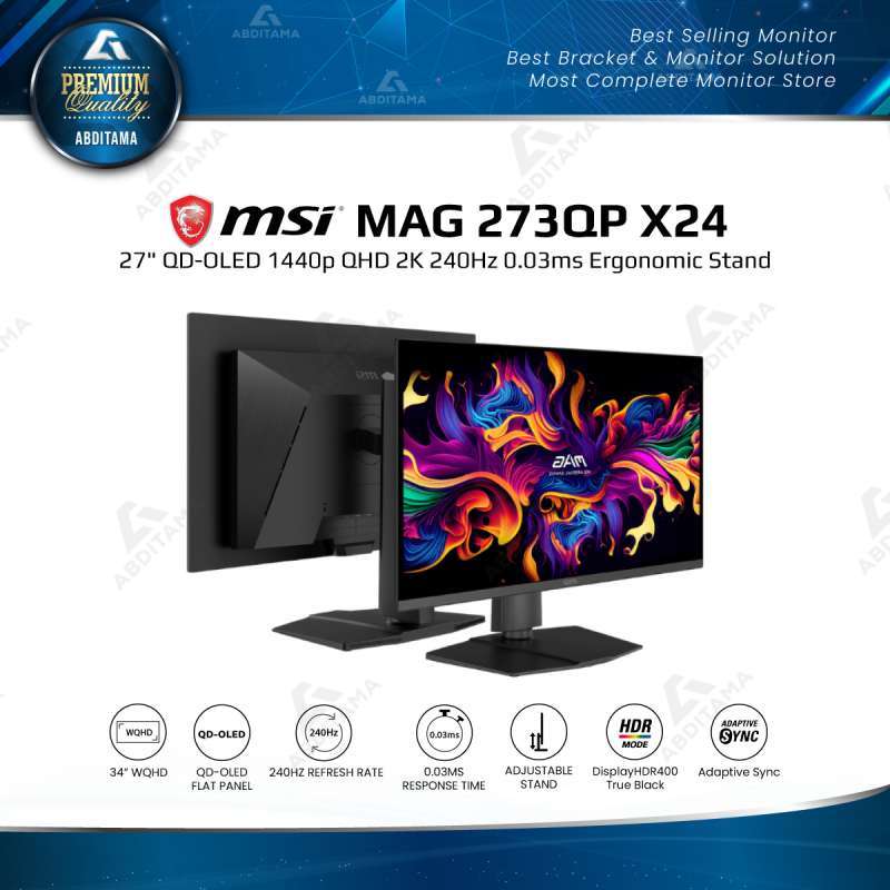 Qd Oled Msi 240hz Monitor 27 Inch Monitor OLED MSI MAG 273QP QD