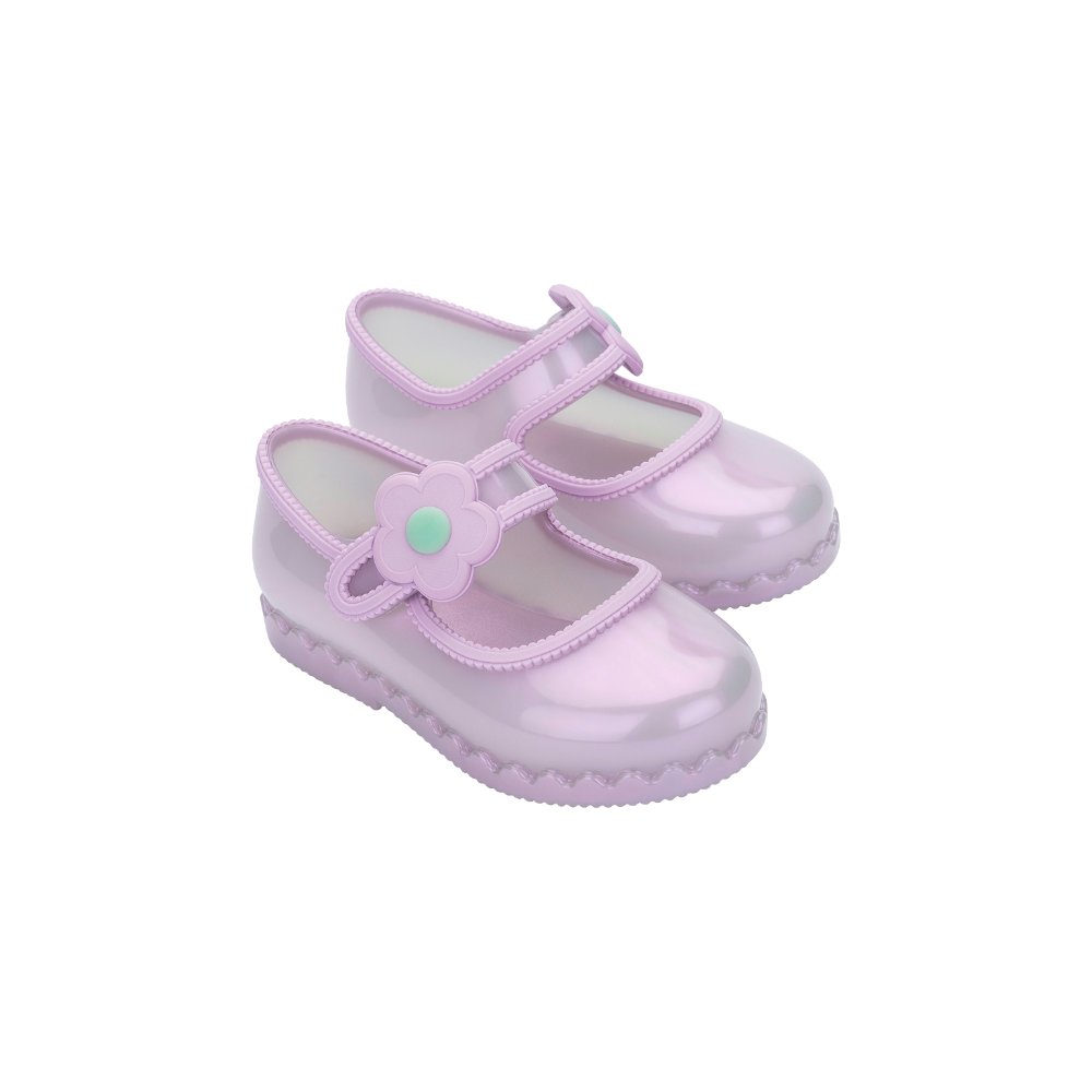 Mini Melissa FW25 Hip Ballerina Bb Pearly Lilac Sepatu Anak Perempuan  (36261BK1620)