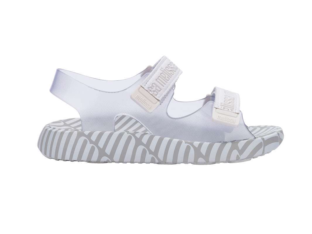 Mini Melissa FW25 Mix Ii Inf White/Grey Sandal Anak Perempuan (36116BI7880)