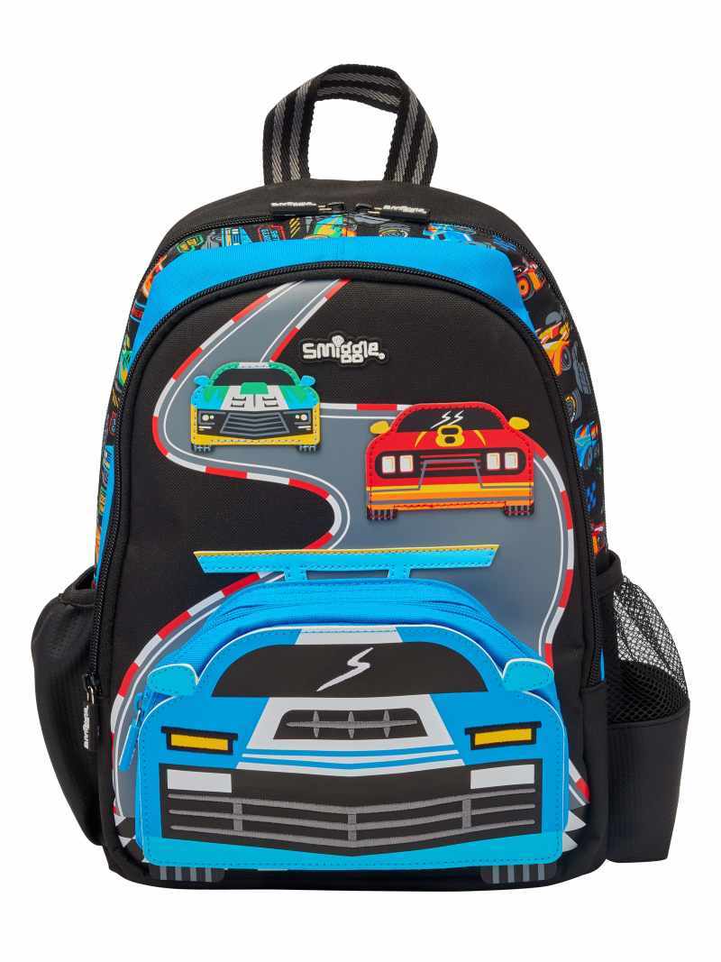 Smiggle Curious Junior Character Backpack IGL456717BLK