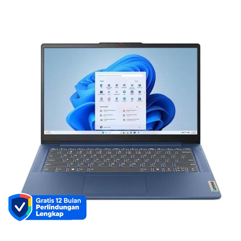 Lenovo IdeaPad Slim 3 14ABR8, Laptop Tipis dengan AMD Ryzen 5 dan RAM 16GB, SSD 512GB, untuk Profesional dan Hiburan, Ideal bagi Pengguna Aktif