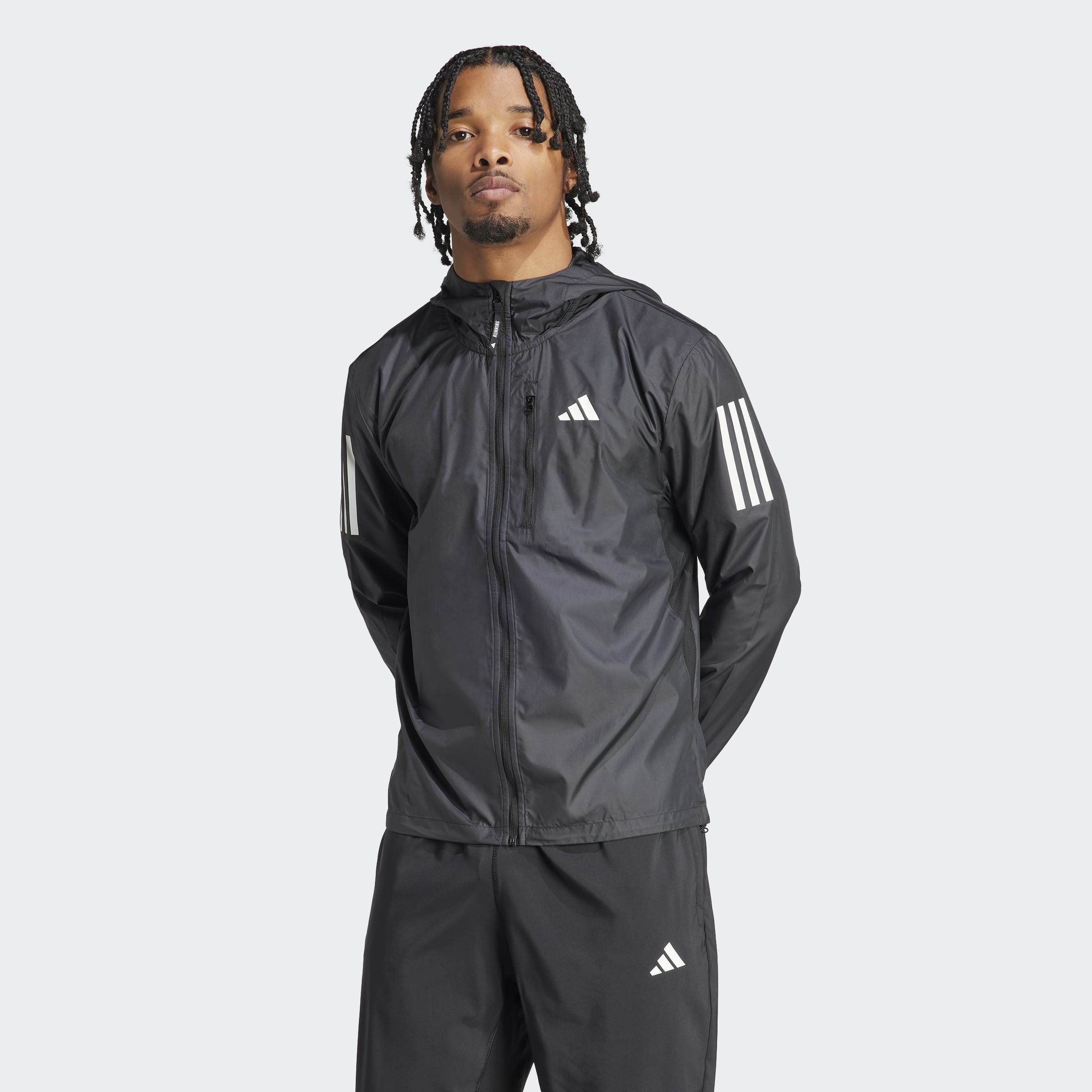 adidas Men Jacket Own The Run Jaket Lari Pria [IN1483]
