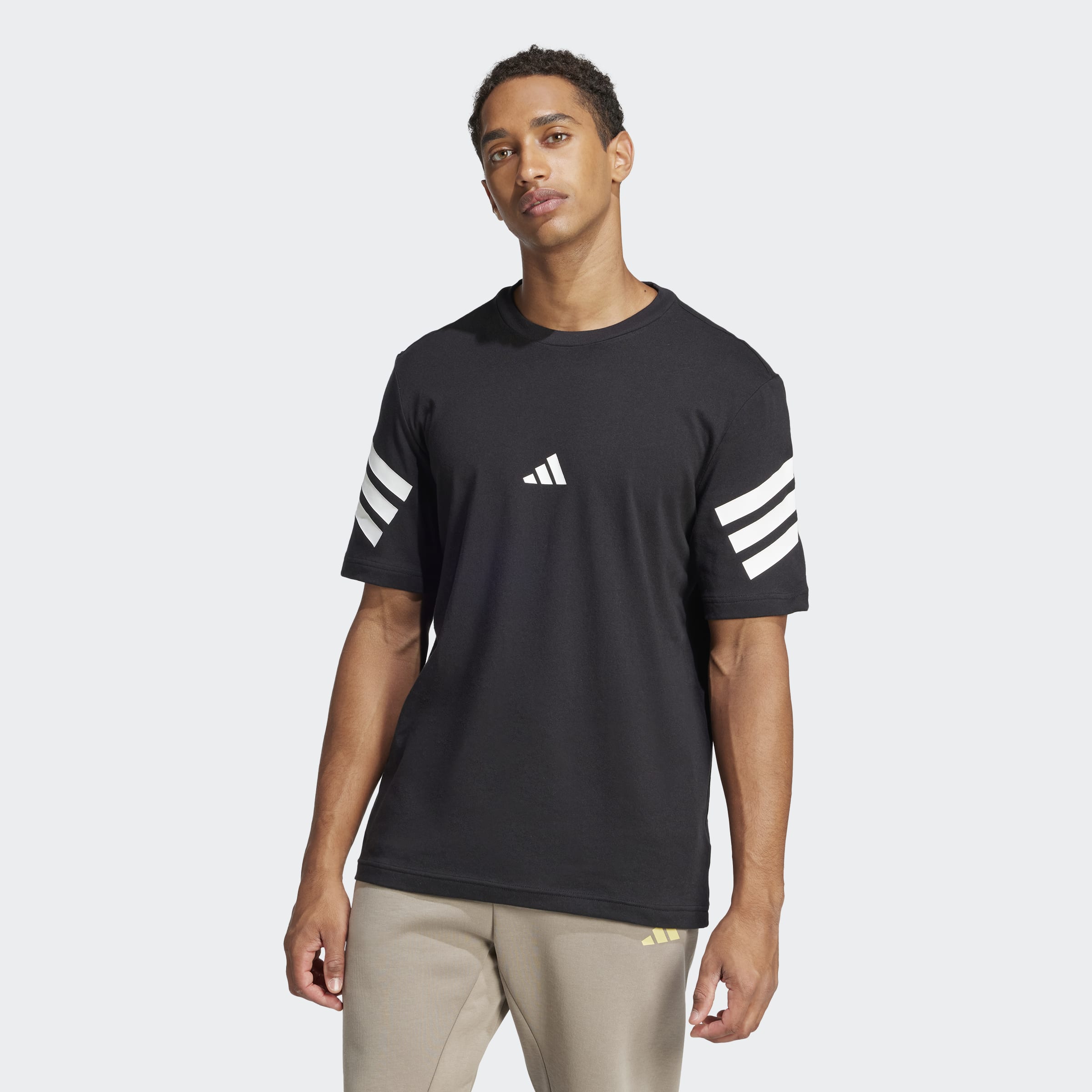 adidas Men T-Shirt Future Icons 3-Stripes Baju Pria [JD4877]