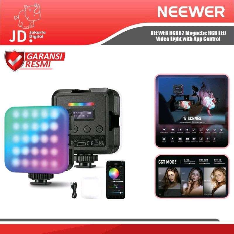 thumbnail image 2 of NEEWER 3 Pack Magnetic Handheld Light Wand, 360° Full RGB Mini LED Video Light Stick With 2500mAh Rechargeable Battery,2500-8500K Dimmable Camera Tube Light For Photography TikTok YouTube Vlog,TL96RGB 2 of 10