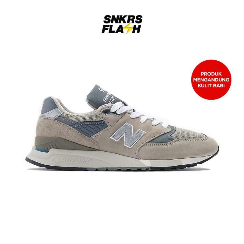 Sepatu Sneakers Pria NEW BALANCE 998 MADE IN USA GREY U998GR
