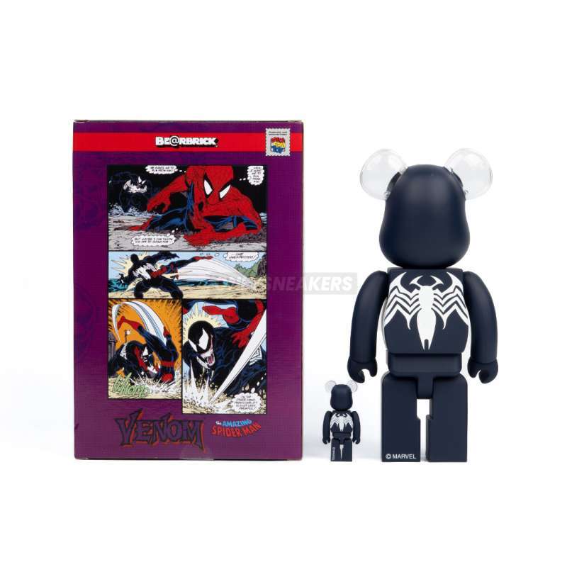 その他 MEDICOM TOY - BE@BRICK VENOM Bearbrick Venom 400% Happy Kuji Last Spider-man Be@rbrick
