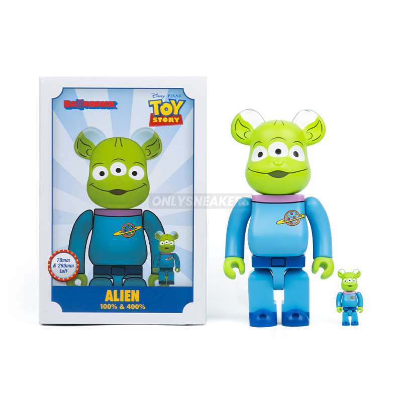 Jual Bearbrick X Disney Pixar Toy Story Alien 100% & 400% Di