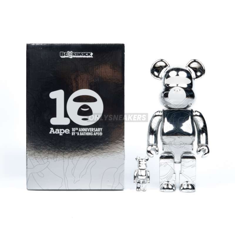 Jual Bearbrick X Aape By A Bathing Ape 10th Anniversary 100% & 400