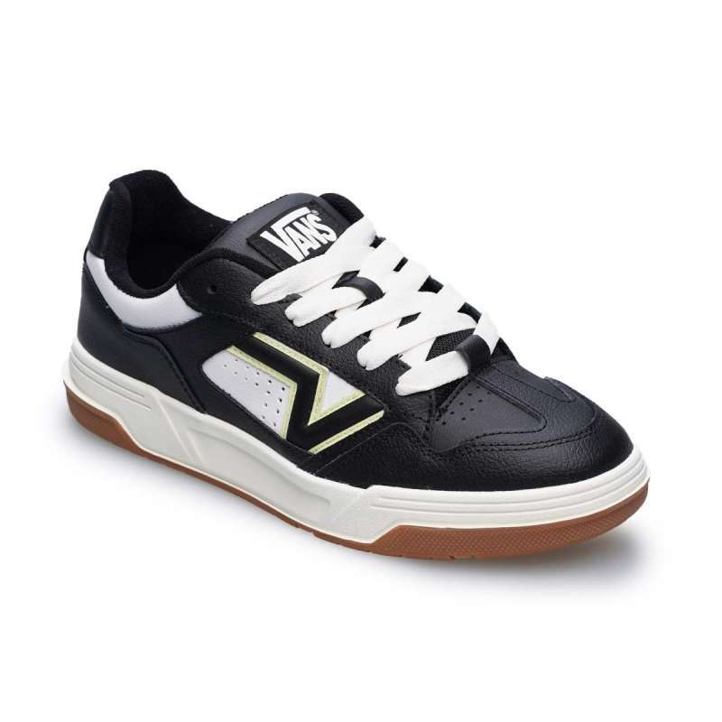 Vans Upland Sepatu Sneaker Black/Lime [Vn000D6Fgbk]