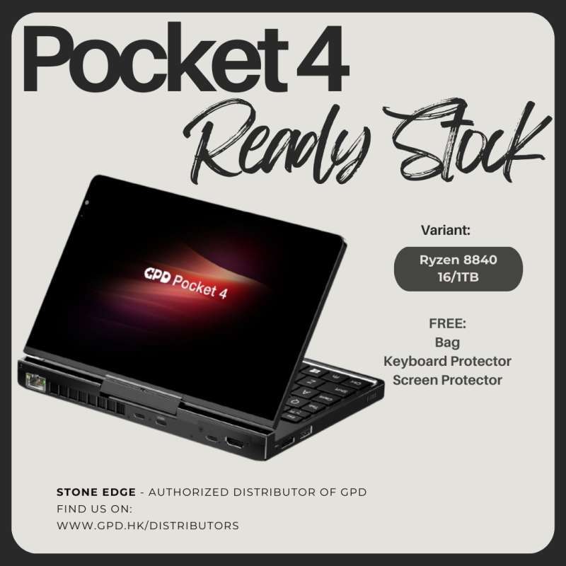Windowsノート本体 GPDPocket4 RyzenAI9 HX 370 RAM64GB 2TB Windowsノート本体 GPDPocket4 RyzenAI9 HX 370 RAM64GB 2TB GPD