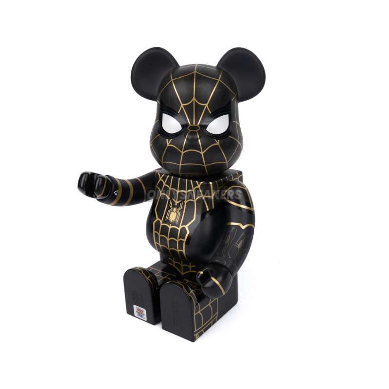 Jual Bearbrick Spider-man No Way Home Black And Gold Suit 100
