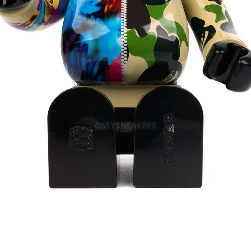Jual Bearbrick X Bape X Mika Ninagawa Shark Green 100% & 400% Di