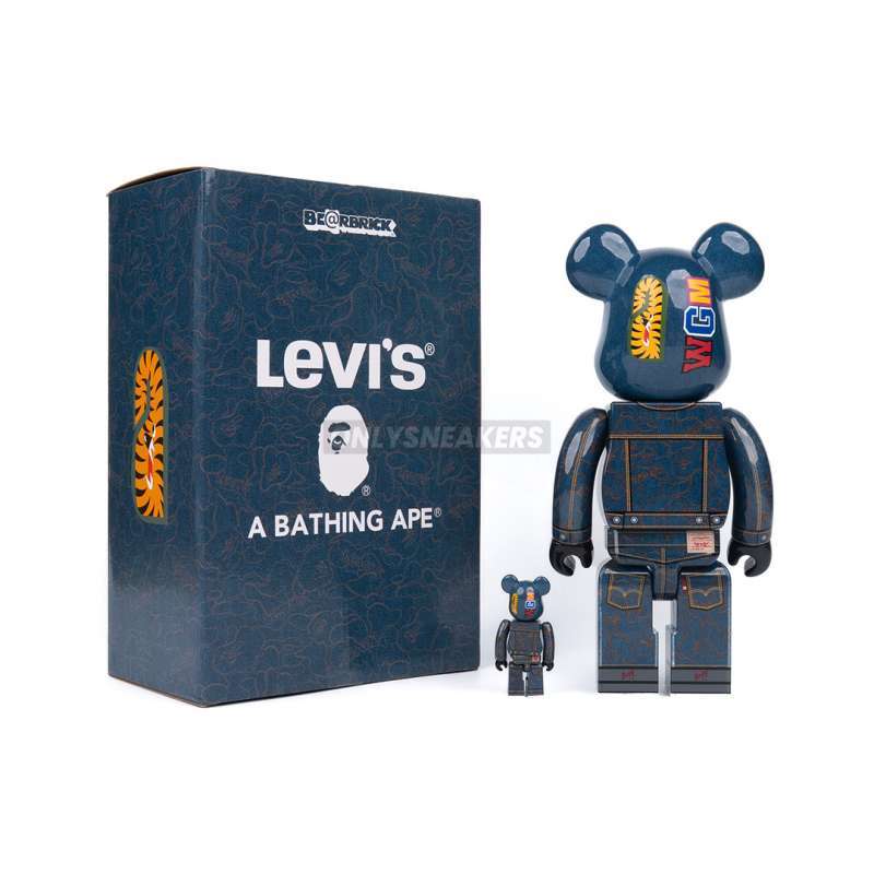Jual Bearbrick X Bape X Levi's 100% & 400% Di Seller Onlysneakers