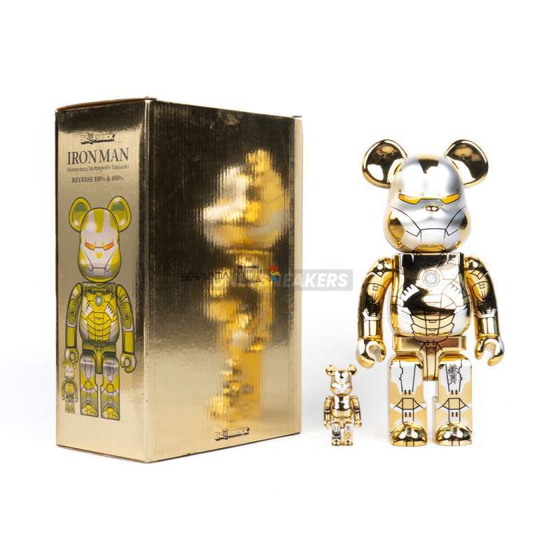 BE@RBRICK - BE@RBRICK IRONMAN REVERSE100％&amp;400％ BE@RBRICK SERIES 50
