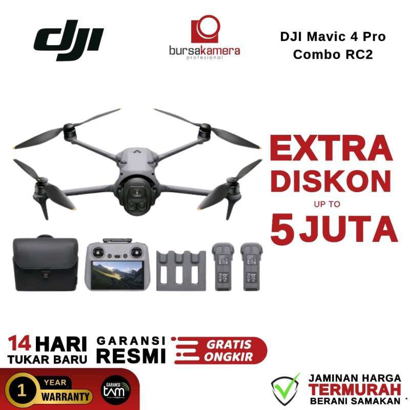 Jual Bkp Dji Mavic 4 Pro Fly More Combo With Dji Rc 2 Dji Drone Camera ...