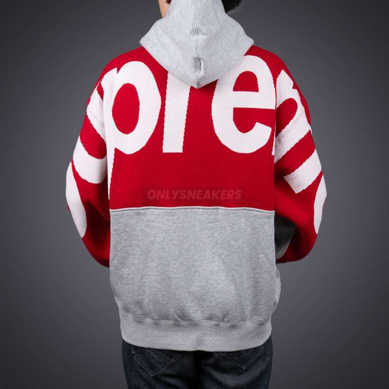 23AW◆M◆確保済 関税無 国内発送◆Supreme Big Logo Sweatshirt supreme Big Logo Hooded Sweatshirt ホワイト（Supreme Big