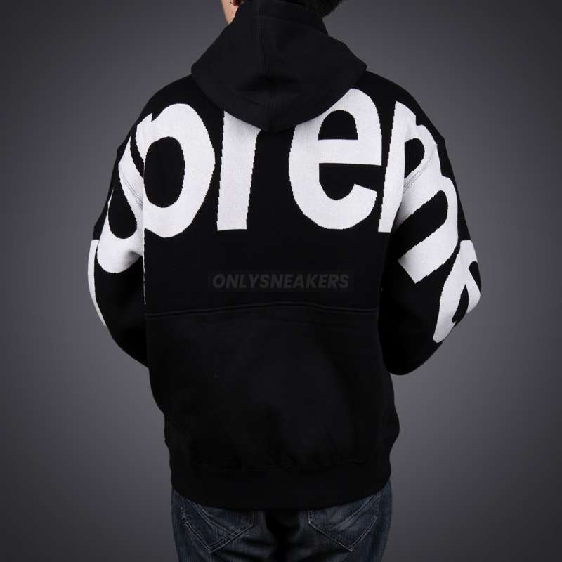 トップス Supreme Big Logo Jacquard Hooded Supreme Big Logo Jacquard Hooded Sweatshirt (FW23) - $168