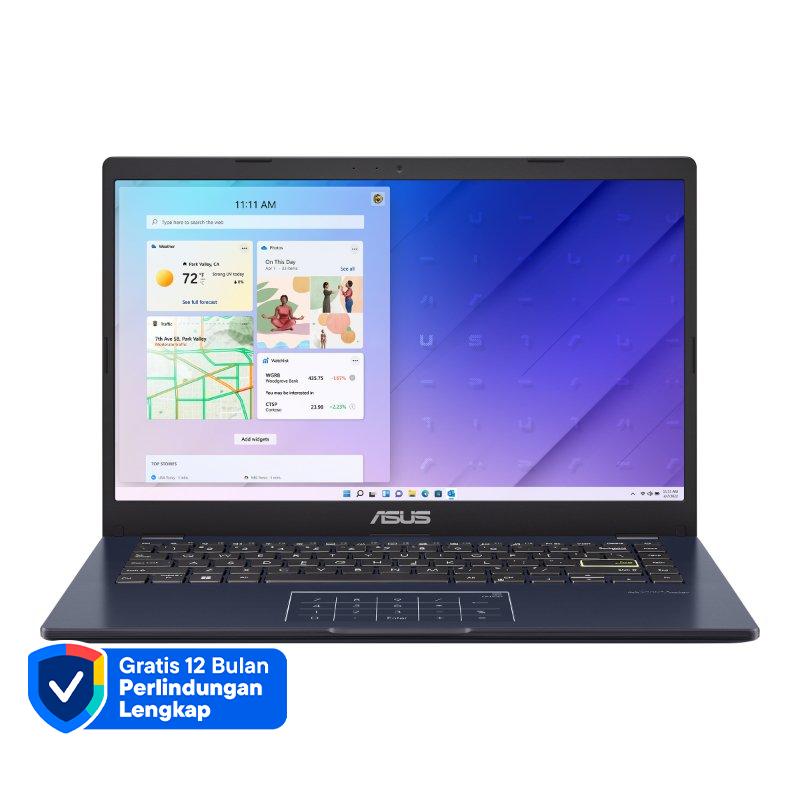 ASUS Vivobook Go 14 dengan Prosesor Intel Celeron, Layar FHD 14 Inci, RAM 8GB, dan SSD 256GB. Ideal untuk Pelajar dan Penggunaan Sehari-hari