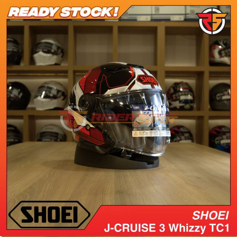 Jual Helm Motor Shoei J-cruise Whizzy Tc1 (red/black) Half Face