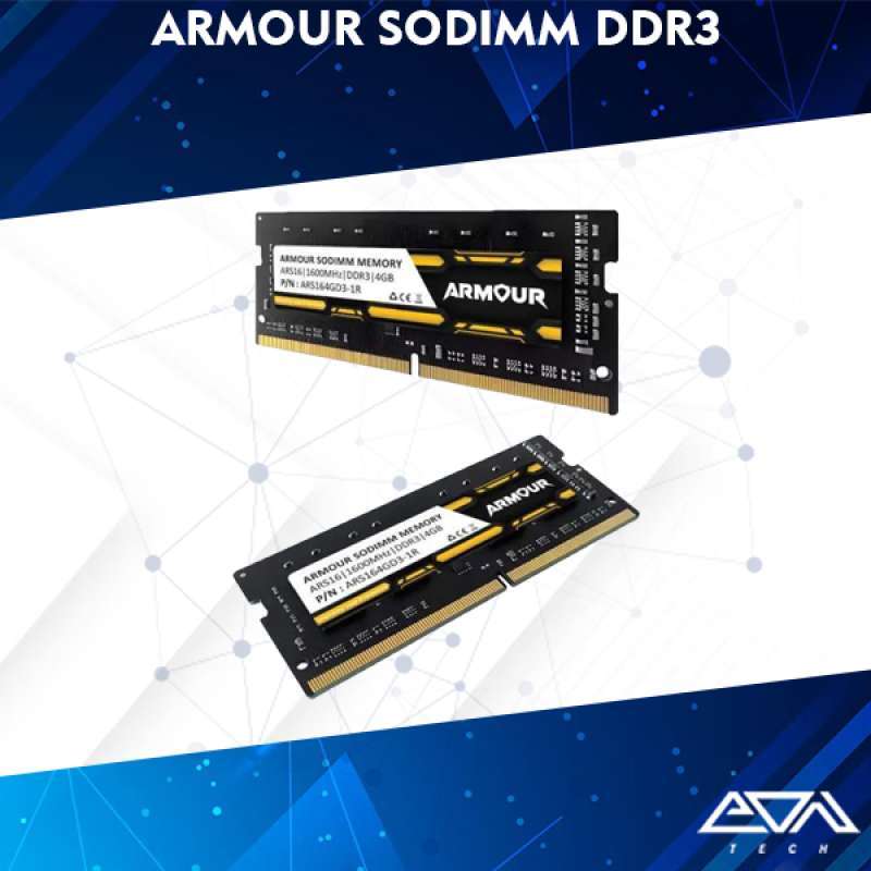 ARMOUR SODIMM DDR3 4GB 8GB 1600Mhz Memory Laptop ram