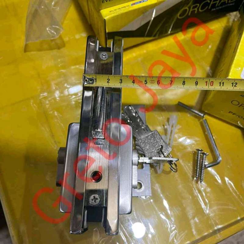 Jual ( US 10 ) Patch Path Fitting Kunci Pintu Kaca Tempered Bawah Us10 ...