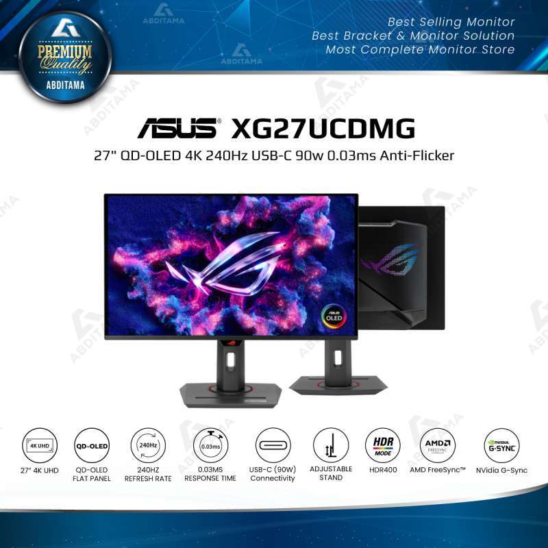 Promo Monitor Oled Asus Rog Strix Oled Xg27ucdmg 27 Qd-oled 4k 240hz ...
