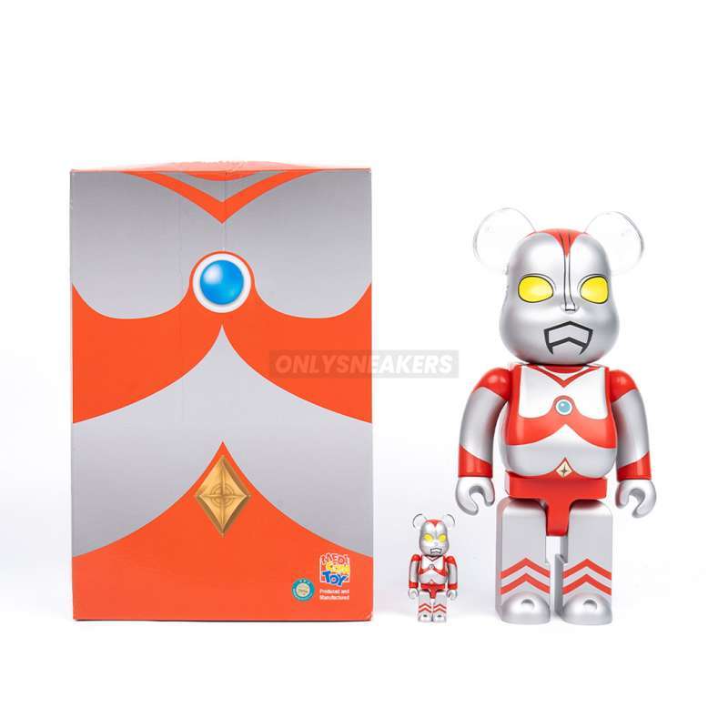 Jual Bearbrick X Ultraman 80 100% & 400% Di Seller Onlysneakers