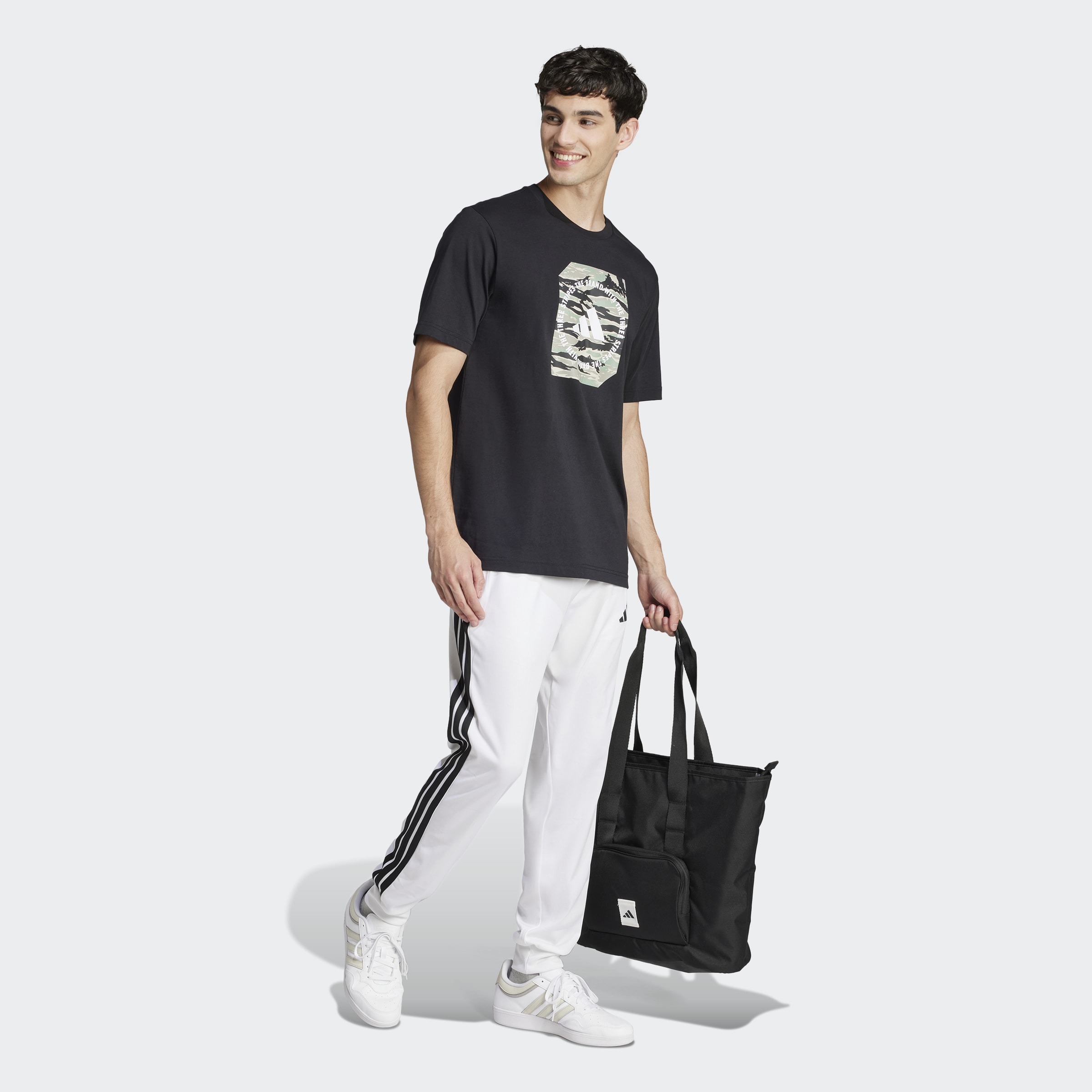 adidas Men T-Shirts M C Camo Box T Baju Pria [JI6764]