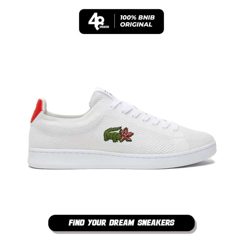 Sepatu Pria Lacoste Carnaby Piquee Shoes in White (745SMA0133286) Original