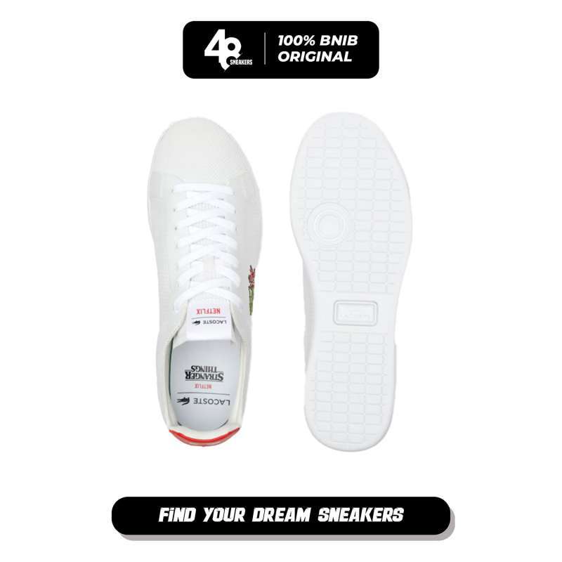 Promo Sepatu Pria Lacoste Carnaby Piquee Shoes In White