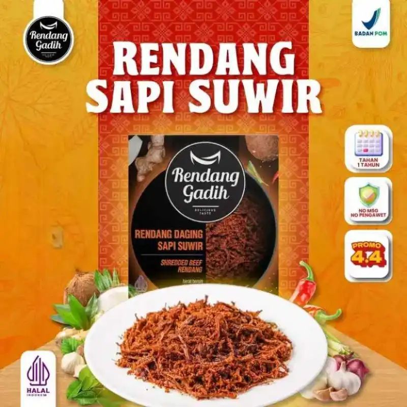 April Rendang Suwir Gratis Ongkir 🔥 Harga Murah April 2026