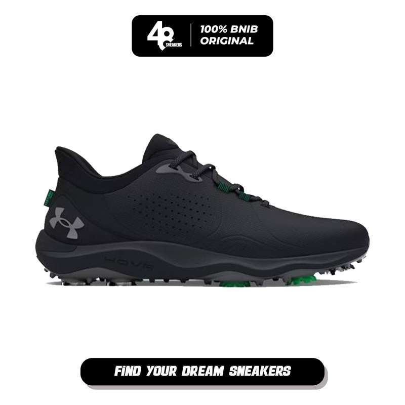 Black Under Armour Shoes Promo Sepatu Golf Pria Underarmour Drive