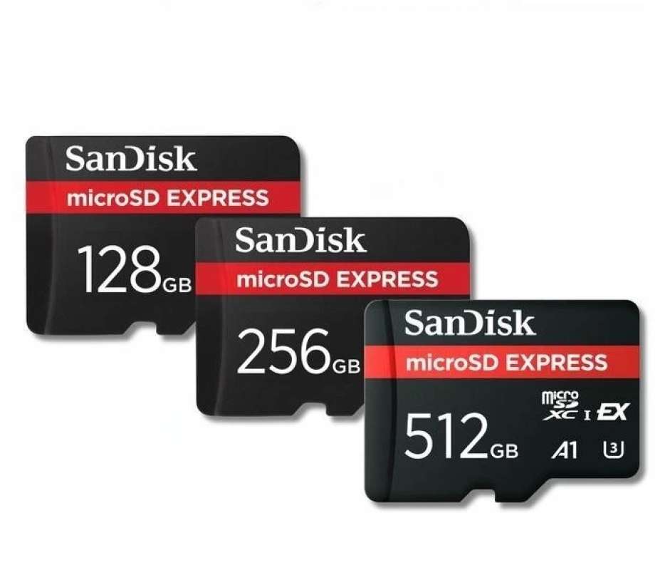 Promo Sandisk Microsdxc Express Card 128gb 256gb 512gb A1 U3
