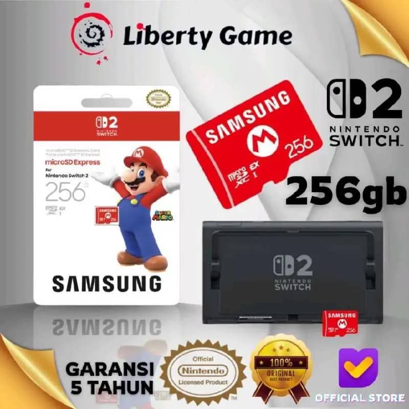 Promo Samsung 256gb Mario Edition Microsd Express Xc Ex