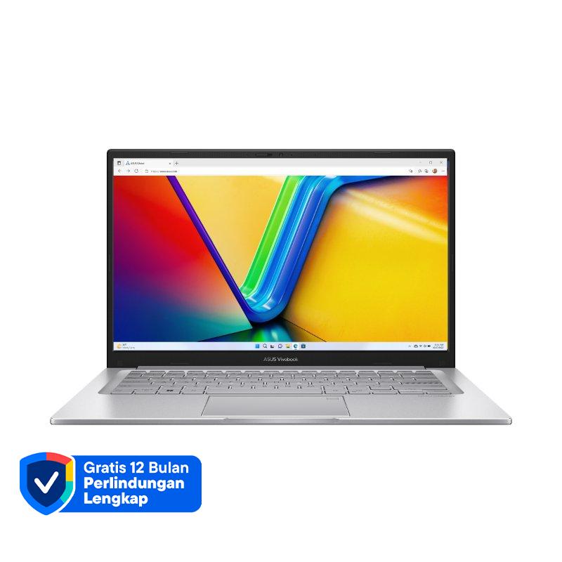 ASUS Vivobook 14 Laptop dengan Intel Core 5, 8GB RAM, 512GB SSD, dan Layar FHD 14, Wi-Fi 6E, Cocok untuk Produktivitas Harian dan Pengguna Aktif