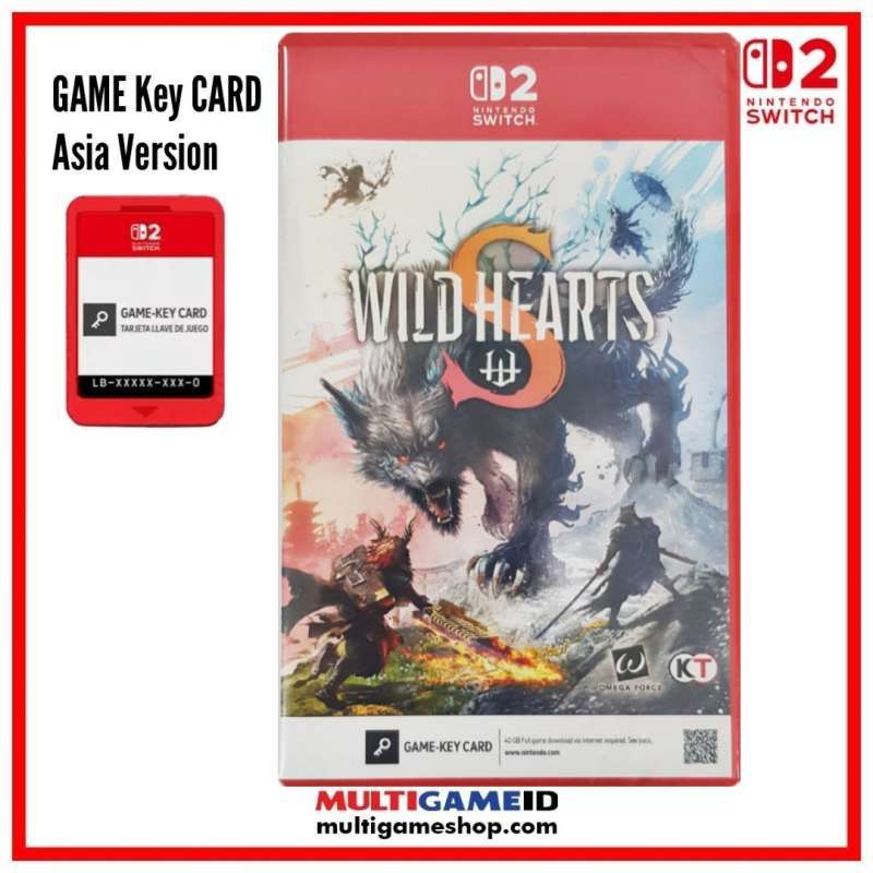 Game Keycard Jual Nintendo Switch 2 Wild Hearts S Game Key Card English Asia Version ...