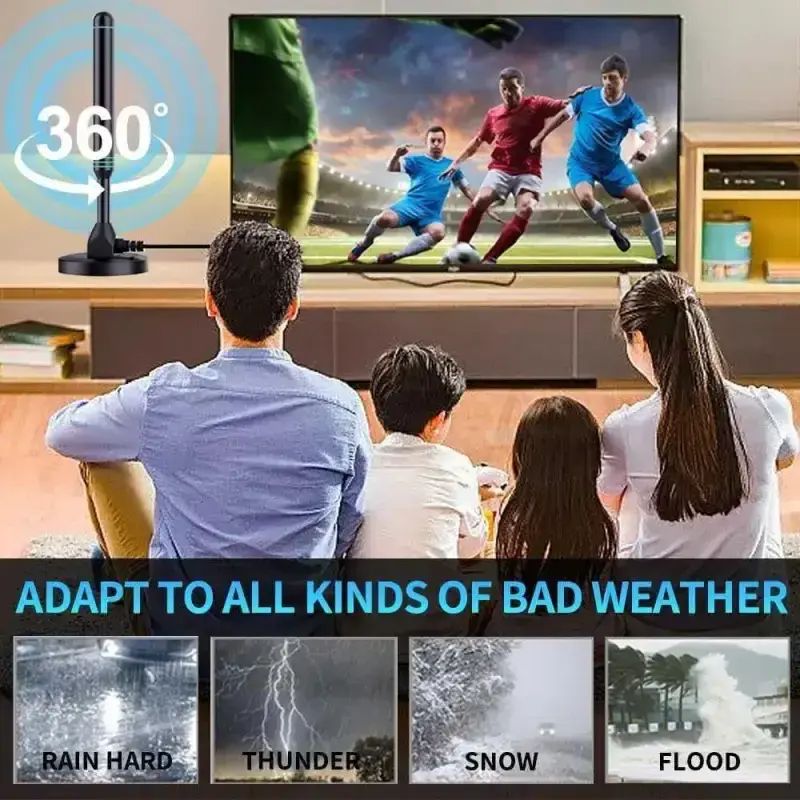 Jual Kast Antena Tv Digital Indoor High Gain Antenna Dvb-t2 25db - K290 ...