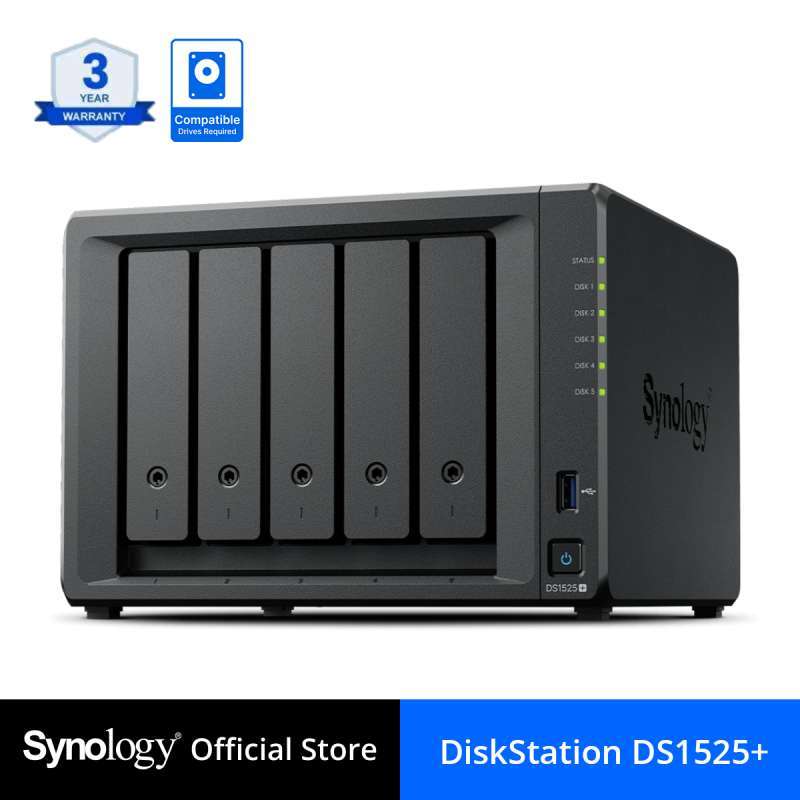 Synology DS1525+ Disk Station 5-bay GHz 8GB RAM