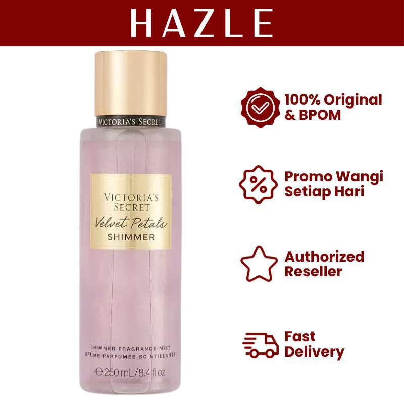 Promo Victoria Secret Body Mist Velvet Petals Shimmer Woman