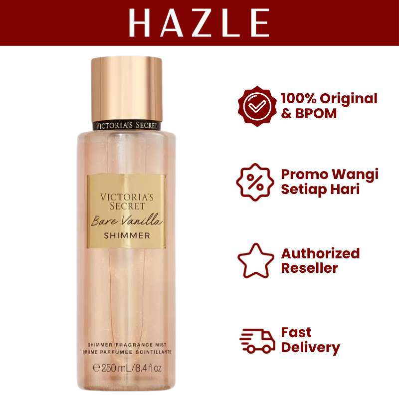 Victoria Secret Body Mist Bare Vanilla Shimmer Woman Fragrance 250 ml