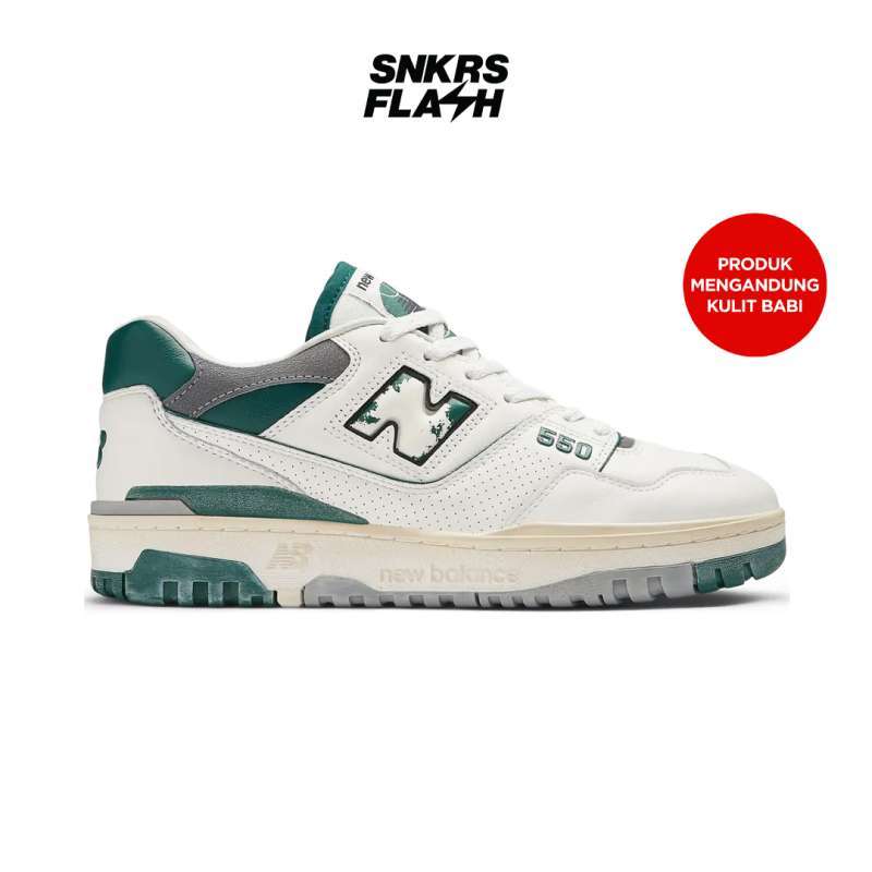 Sepatu Sneakers Pria NEW BALANCE 550 VINTAGE PACK MARSH GREEN BB550VTG
