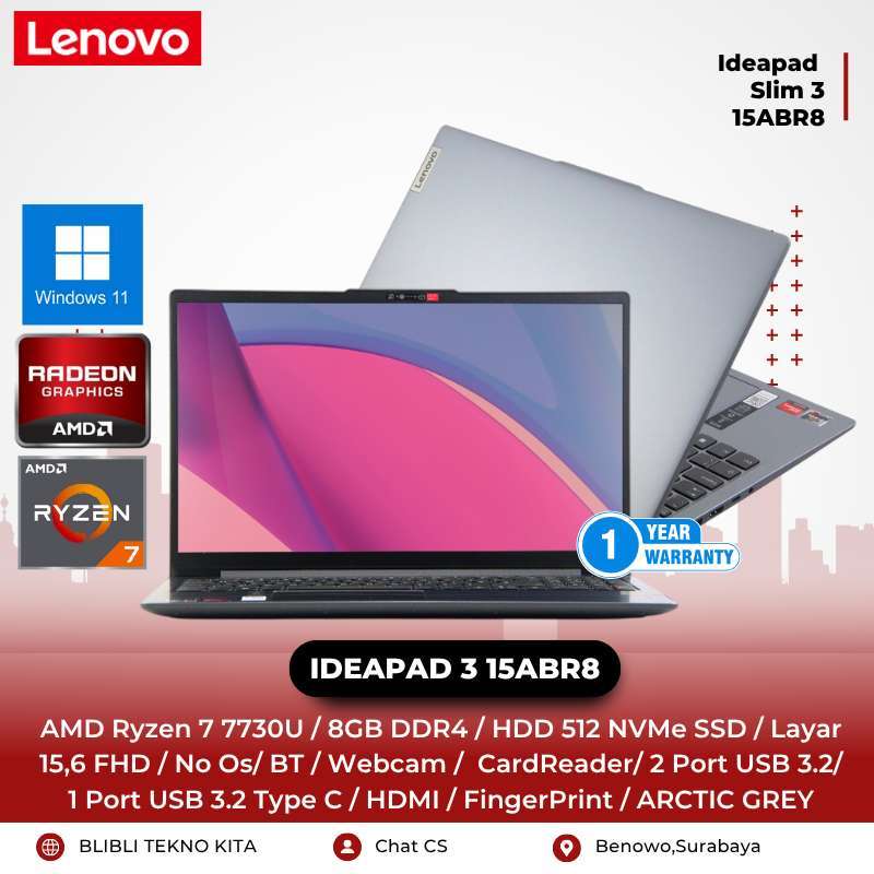 Ideapad Slim Lenovo Ryzen 8gb MULTITASKING LAPTOP LENOVO IDEAPAD