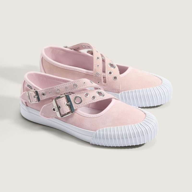 Vans MARY JANE Straps Sepatu Sneaker Unisex Metal Pastel Pink  [VN000D9AO32]